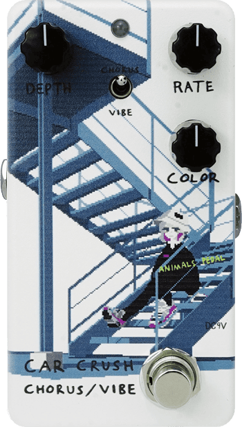 Animals Pedal Custom Illustration 020 Car Crush Chorus/Vibe