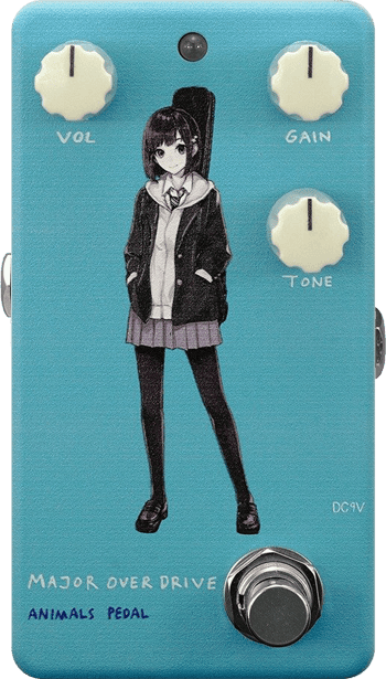 Animals Pedal Custom Illustration 008 Major Overdrive