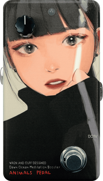 Animals Pedal Custom Illustration 015 Dawn Ocean Meditation Booster