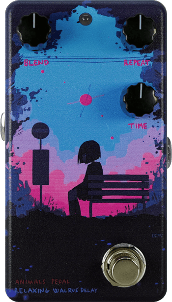 Animals Pedal Custom Illustration 048 Relaxing Walrus Delay