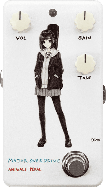 Animals Pedal Custom Illustration 007 Major Overdrive