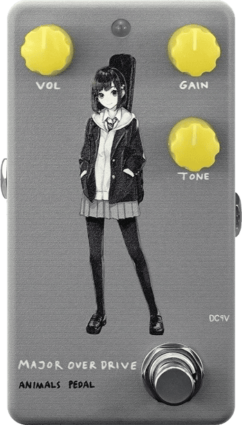 Animals Pedal Custom Illustration 009 Major Overdrive