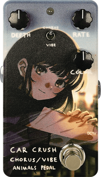 Animals Pedal Custom Illustration 028 Car Crush Chorus/Vibe