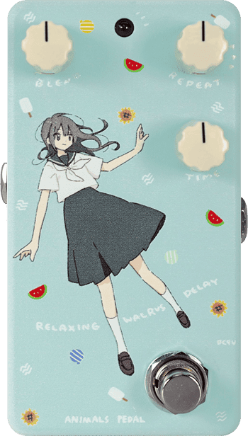 Animals Pedal Custom Illustration 031 Relaxing Walrus Delay