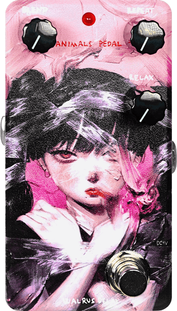 Animals Pedal Custom Illustration 026 Relaxing Walrus Delay