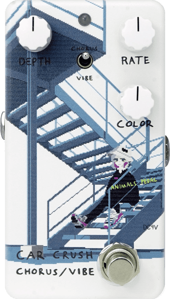 Animals Pedal Custom Illustration 019 Car Crush Chorus/Vibe